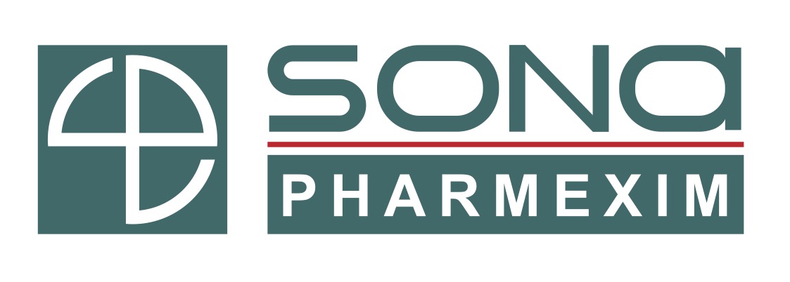 SonaPharmexim Лого на англ